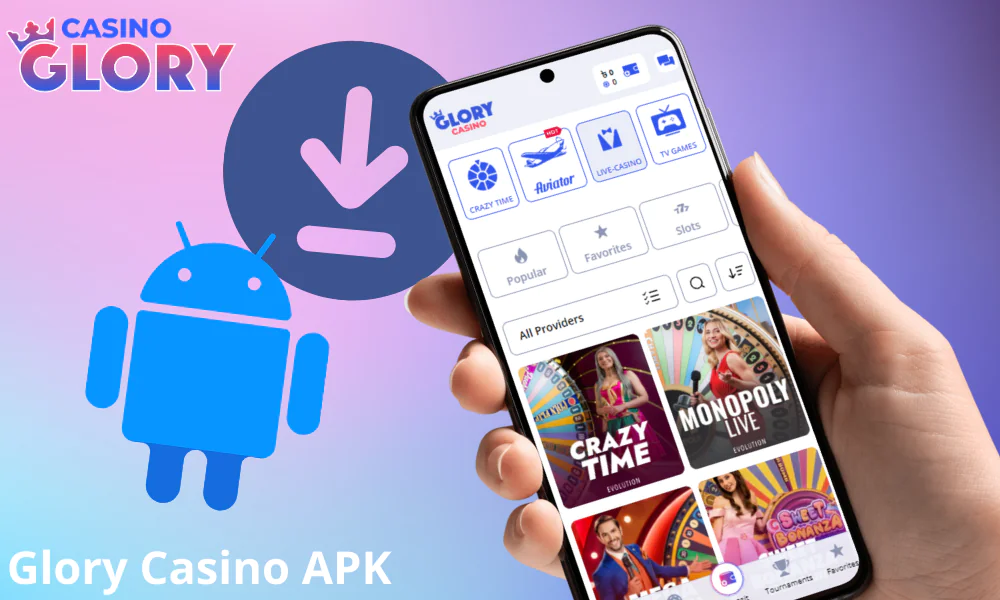 A clear guide to downloading and installing the Glory Casino app on Android.